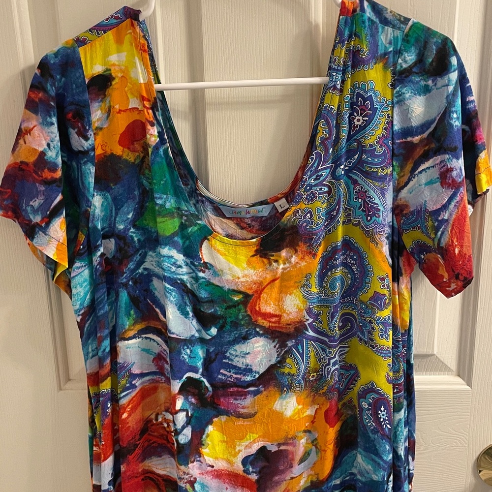 Jams World Hattie Watercolor Dress - Picture 3 of 16